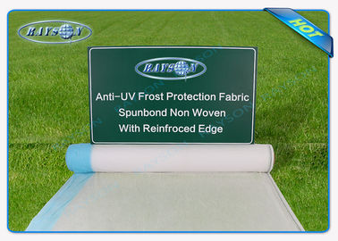 25.6m breite transparente Anti-UVunkrautbekämpfungs-Matte für landwirtschaftliches, weißes Landschaftsgewebe