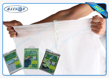 Extrabreiten-Unkraut-Block-nicht gesponnene Landschaftsgewebe-Verpackung mit Tasche/weißer/schwarzer Farbe mit UVschutz
