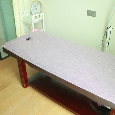 Bettlaken-Massage-Tischdecke 80 x 180cm pp. Spunbond nicht gesponnene mit Gesichtsloch