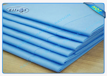 Klinik-/Hotel-Hygiene-blaue Wegwerfbettlaken einfacher Carry Paper Bedsheet