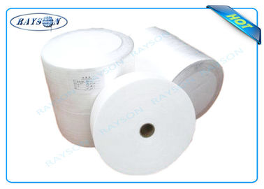 Hydrophiles pp. Spunbond nichtgewebtes Gewebe der weiße Farbefür Hygiene/Windel-Produkte